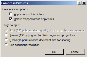  برای حذف اطلاعات حساس از ابزار Compress Pictures استفاده کنید 